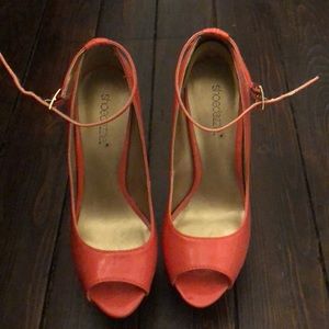 Orange tone heels size 5.5